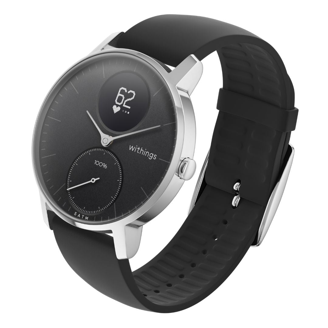 Withings steel hr sales leather band